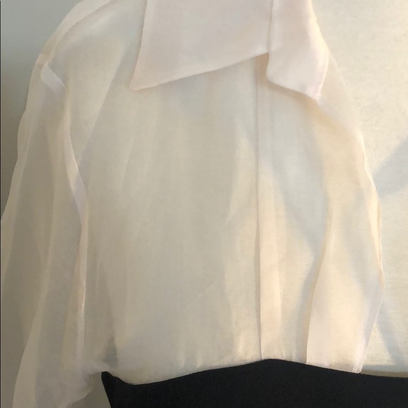 Gianfranco Ferre Studio sheer & black dress size M - Picture 7 of 9